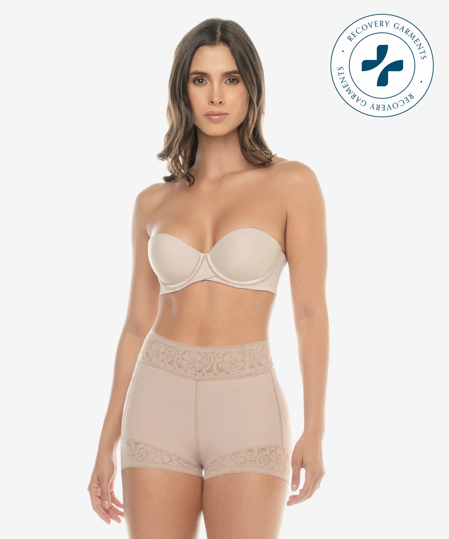 Short con Encaje y Efecto Realza Glúteos - Estilo 211