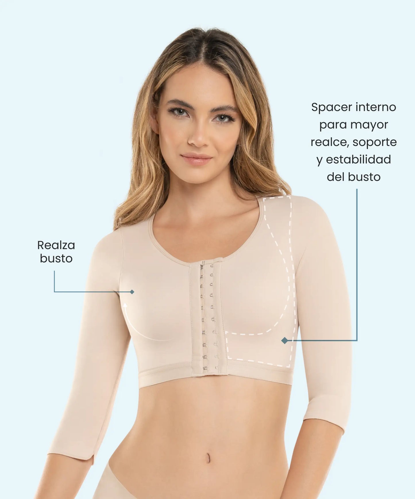 Brasier Postoperatorio Moldeador de Brazos - Estilo 289