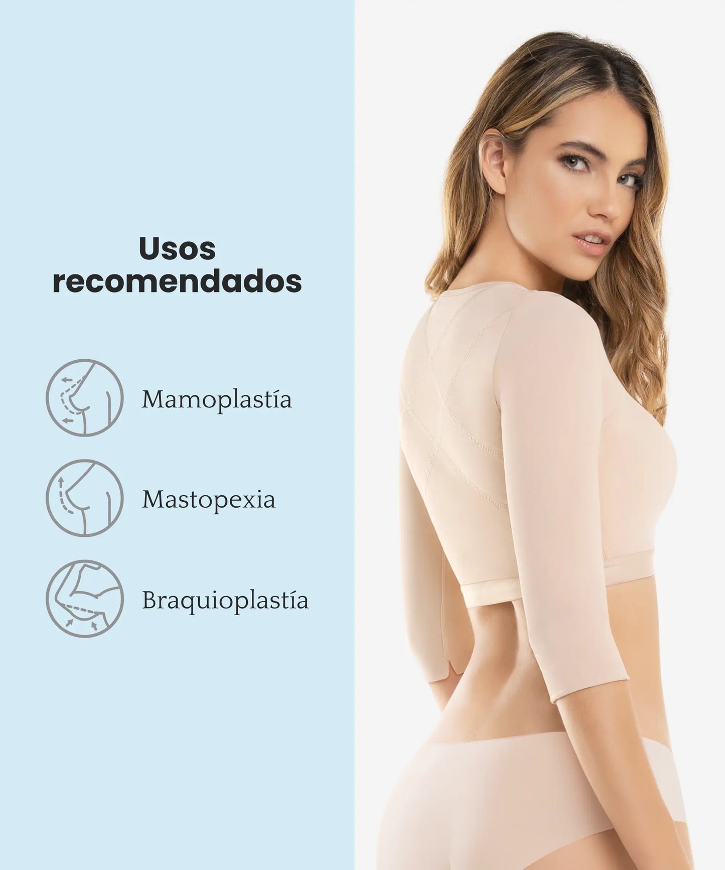 Brasier Postoperatorio Moldeador de Brazos - Estilo 289