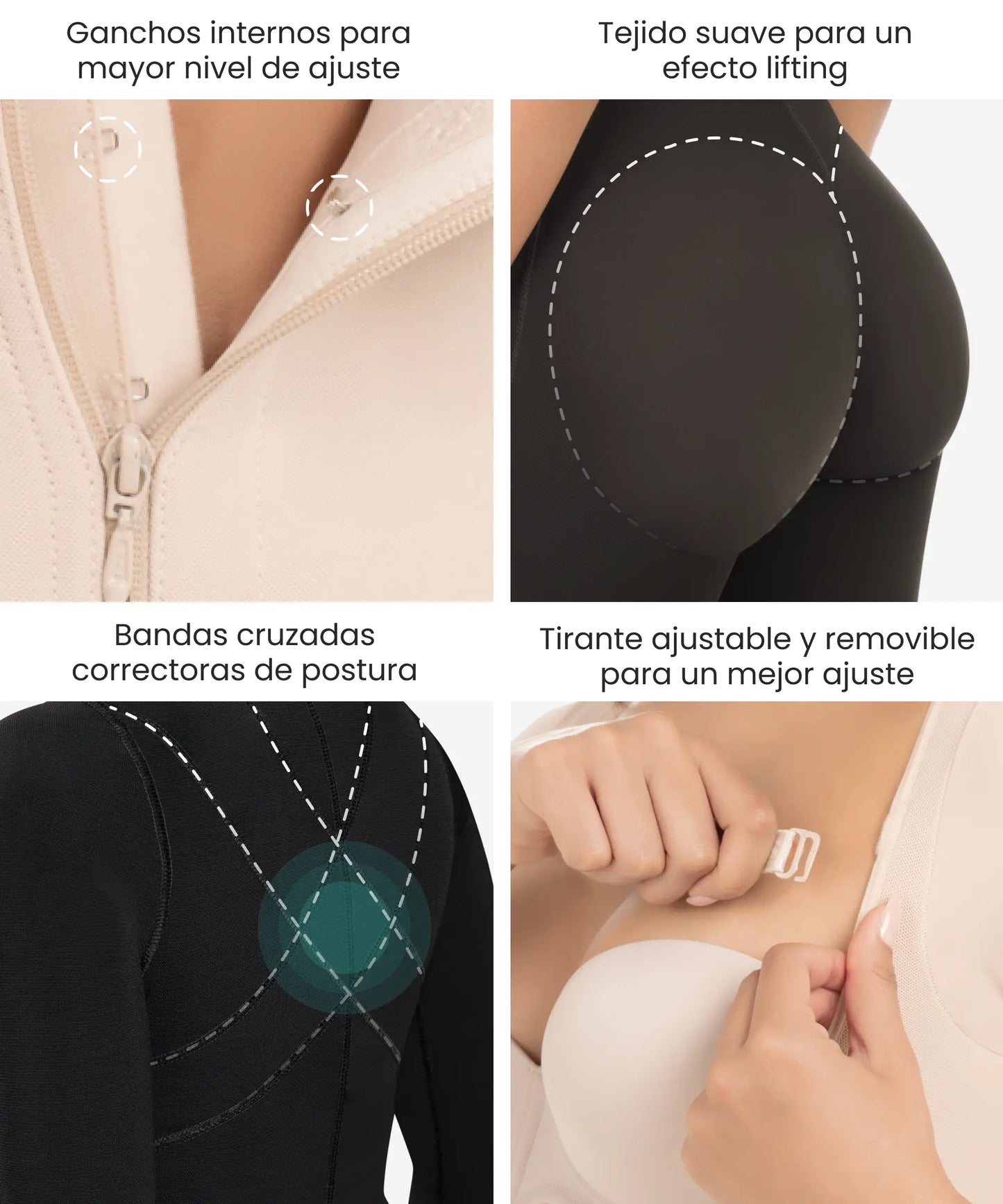 Faja Integral Compresión Ideal Postoperatoria - Estilo 295