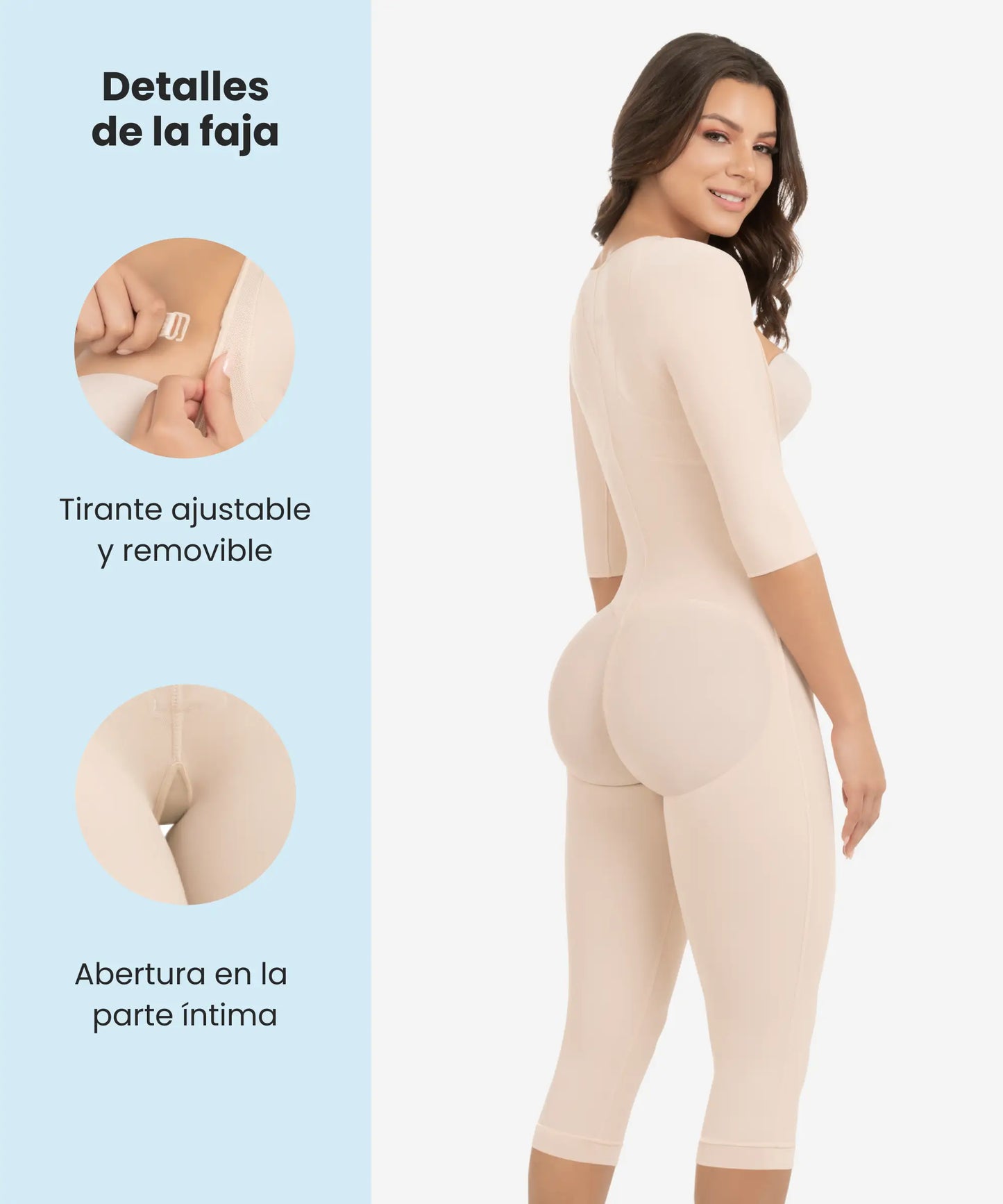Faja Integral Compresión Ideal Postoperatoria - Estilo 295