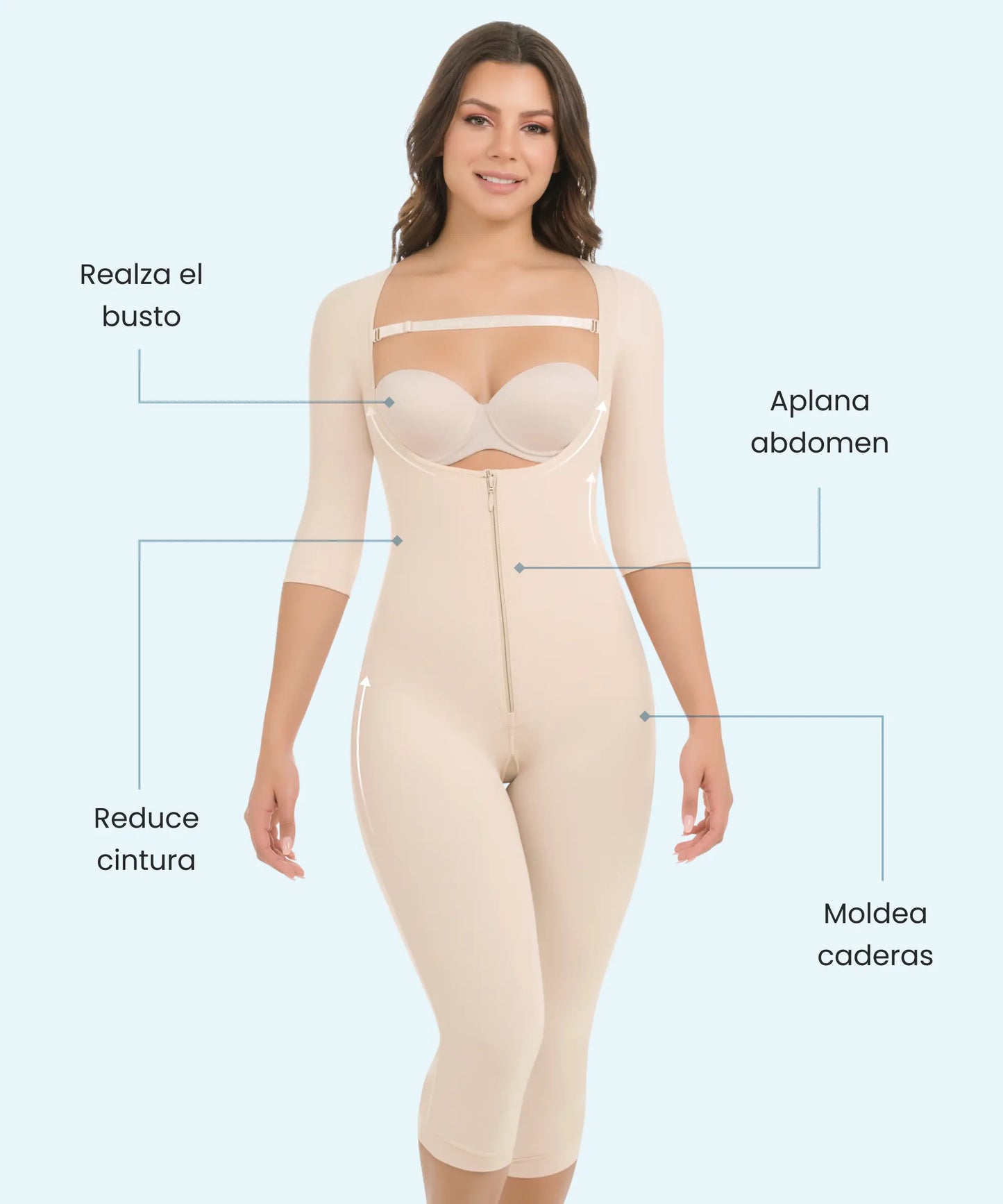Faja Integral Compresión Ideal Postoperatoria - Estilo 295