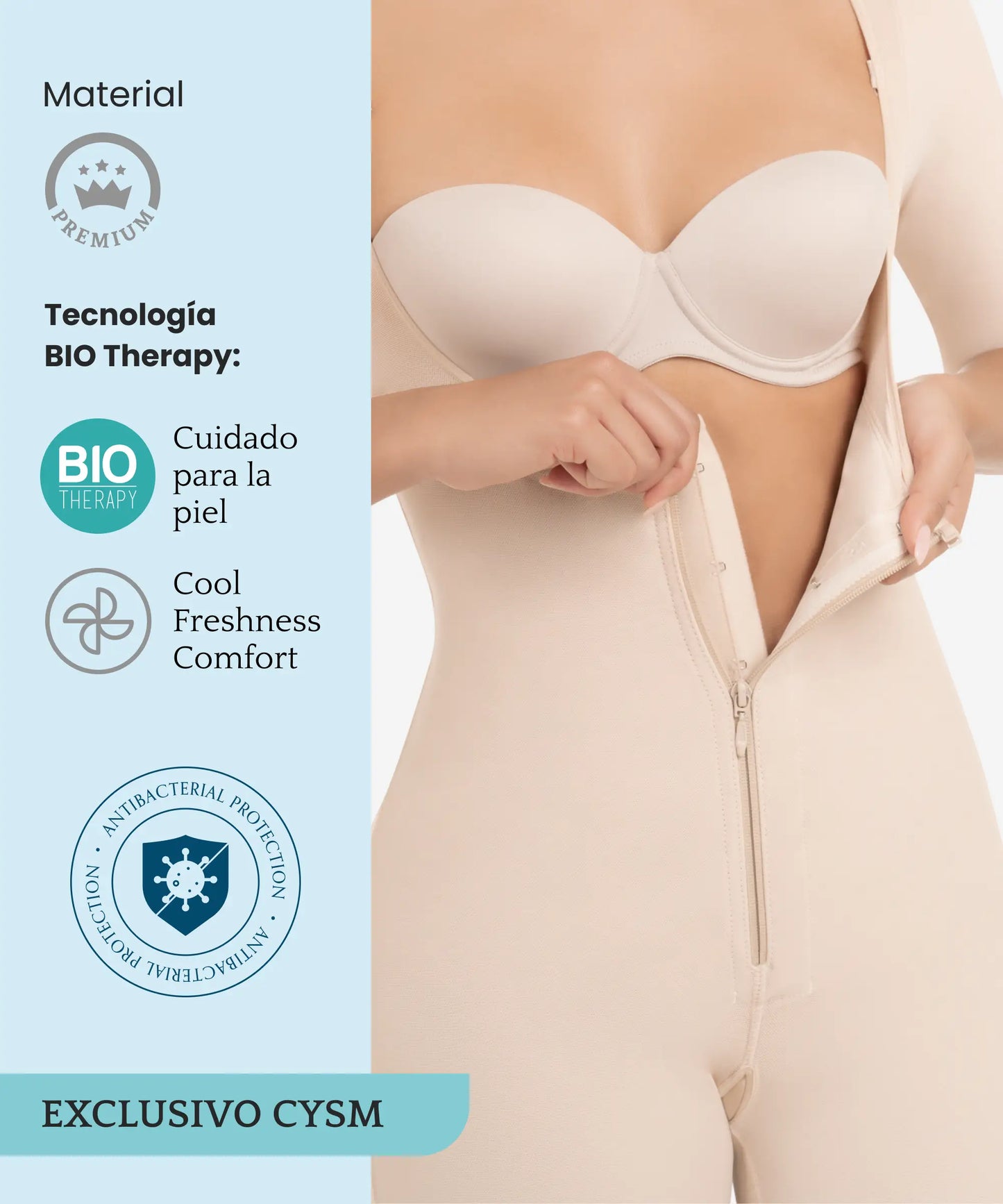Faja Integral Compresión Ideal Postoperatoria - Estilo 295