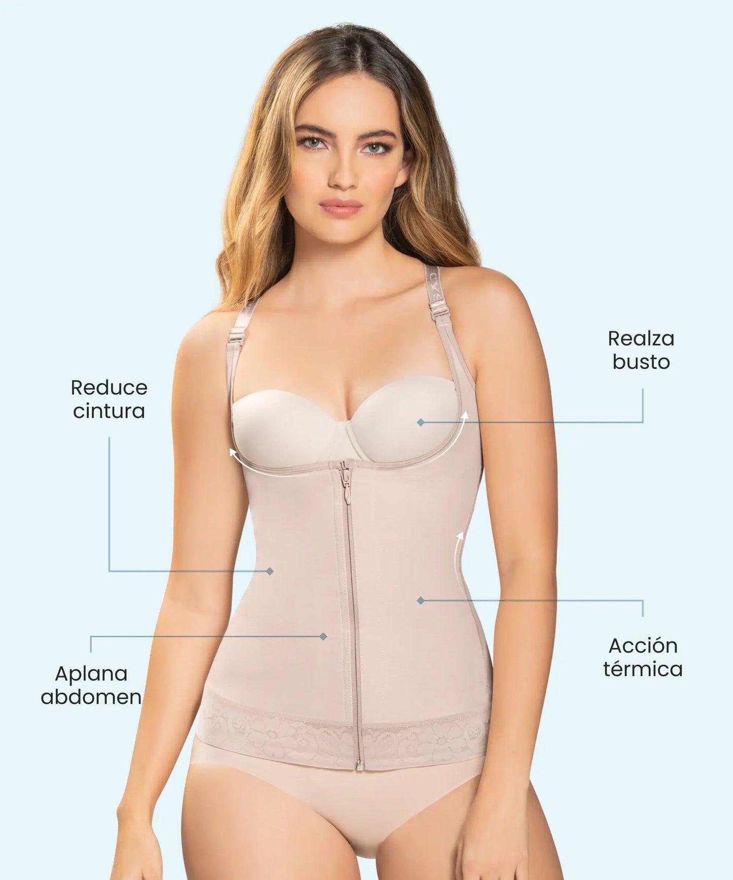 Chaleco Térmico de Control Abdominal - Estilo 299