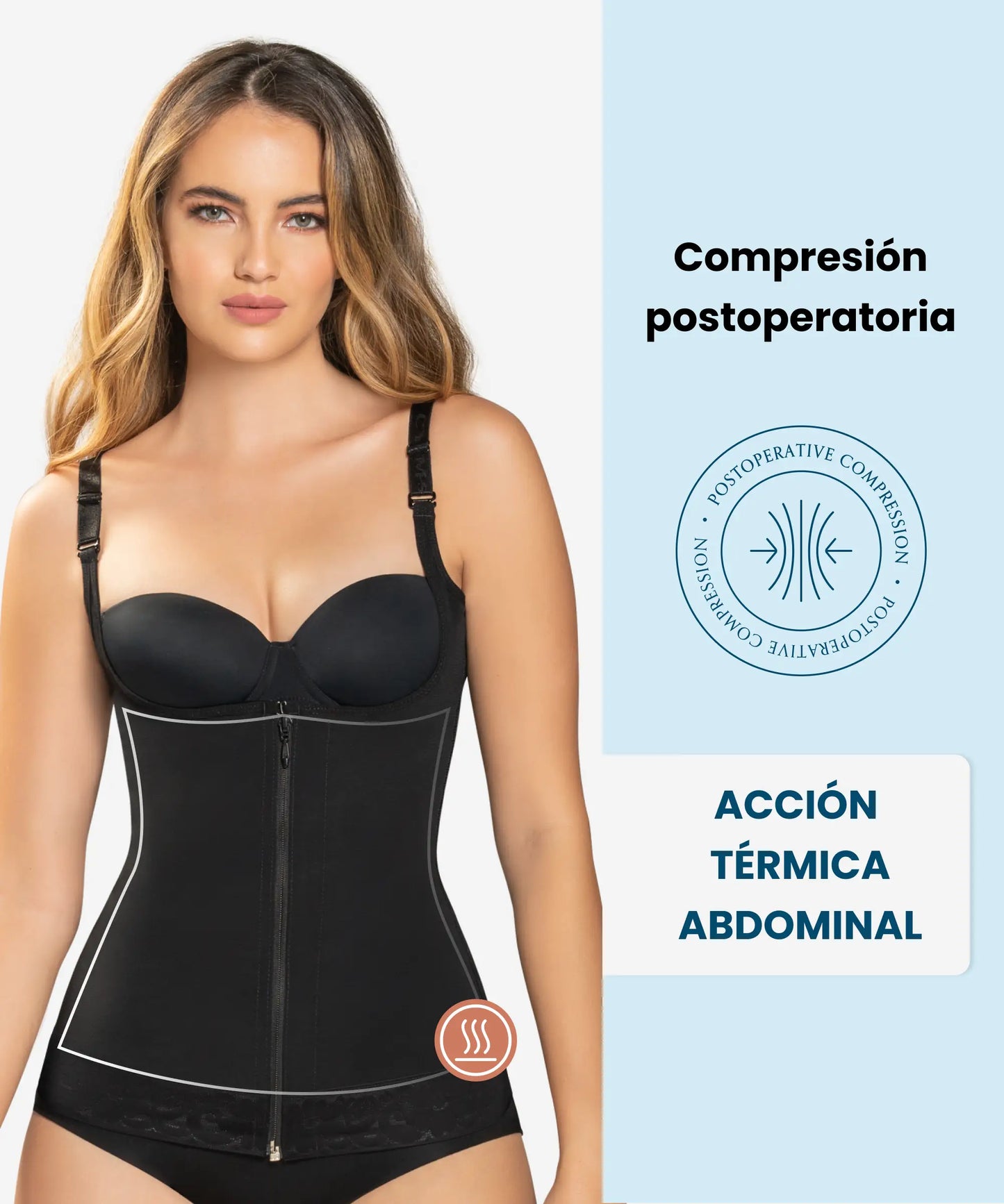 Chaleco Térmico de Control Abdominal - Estilo 299