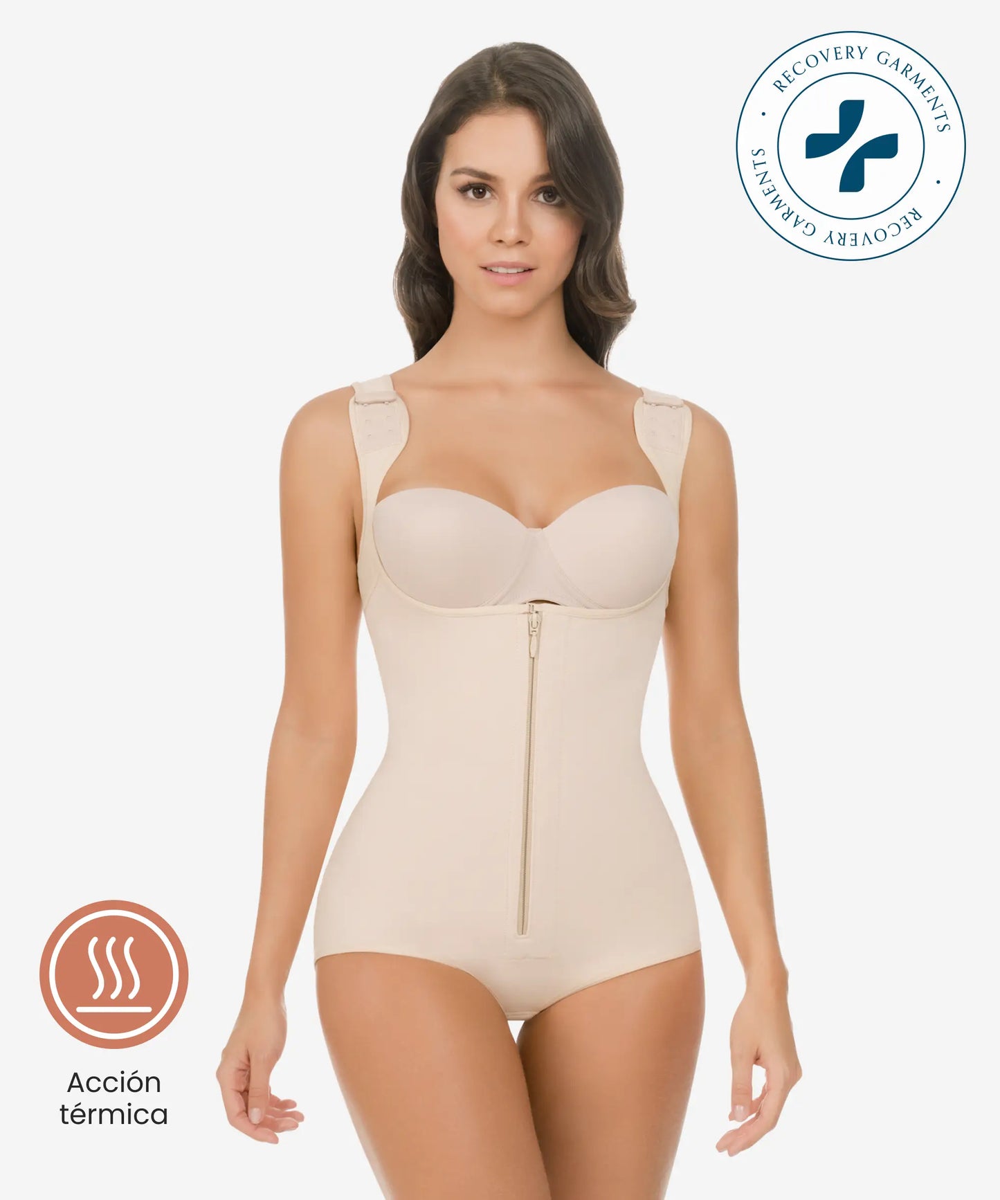 Faja Térmica Tipo Body Correctora de Postura - Estilo 385