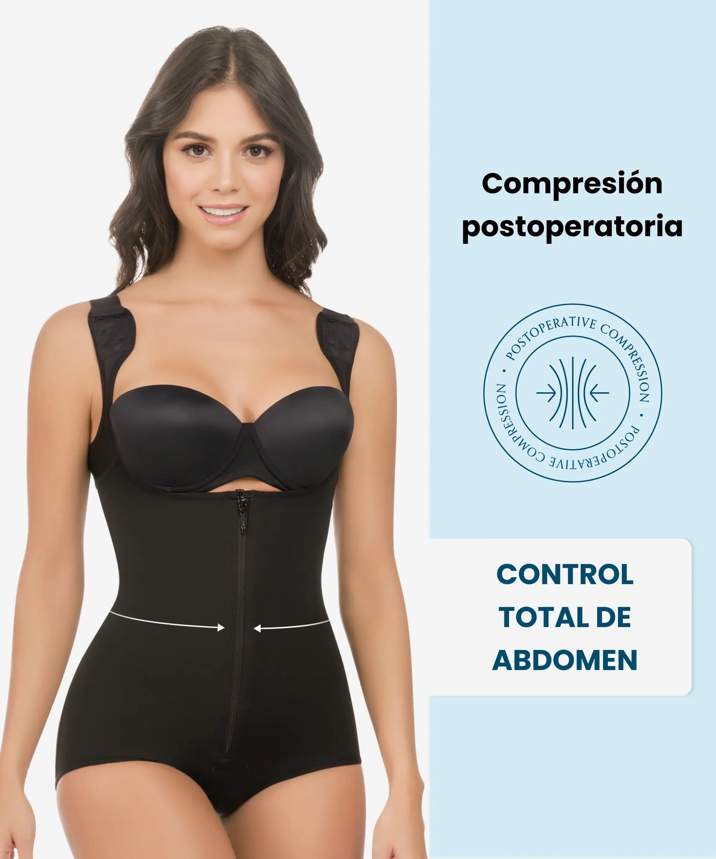 Faja Térmica Tipo Body Correctora de Postura - Estilo 385