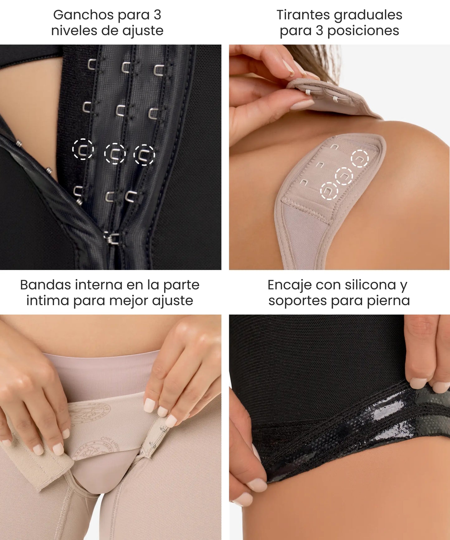 Faja Tipo Enterizo De Compresión Ideal Posoperatorio - Estilo 455