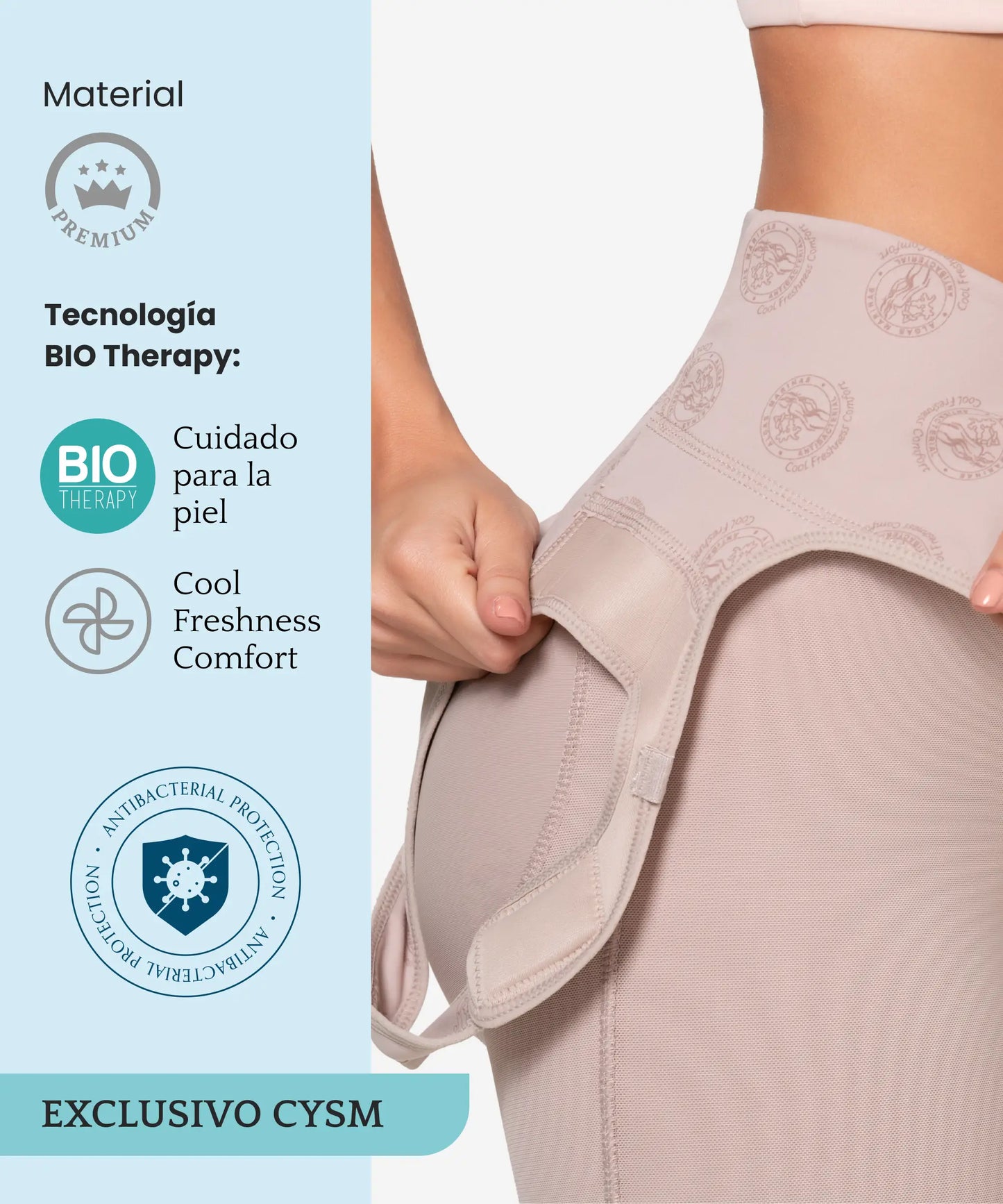 Faja Tipo Enterizo De Compresión Ideal Posoperatorio - Estilo 455