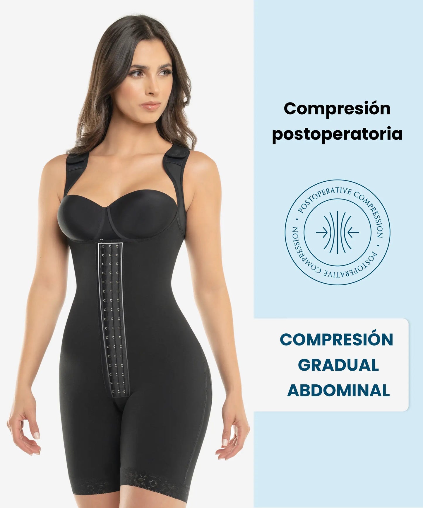 Faja Tipo Enterizo De Compresión Ideal Posoperatorio - Estilo 455