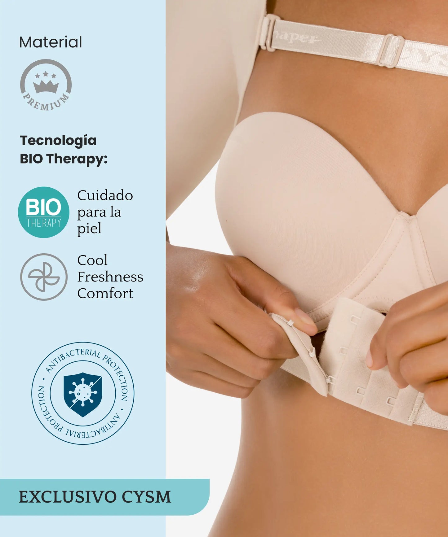 Top con Mangas Postoperatorio y Corrector de Postura - Estilo 470