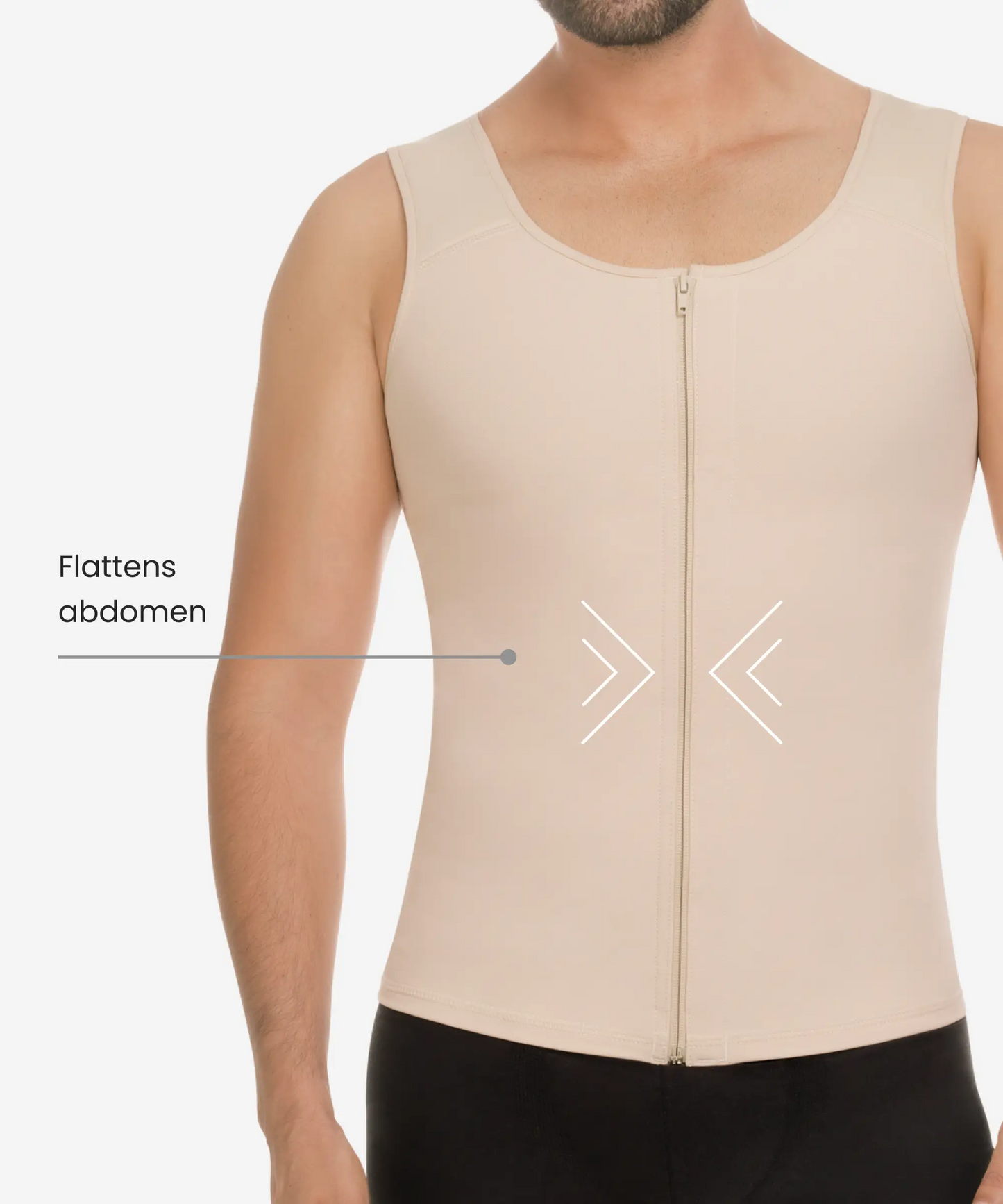 Men’s posture corrector thermal vest - Style 7005-CYSM Shapers- Ultra-Compresion.