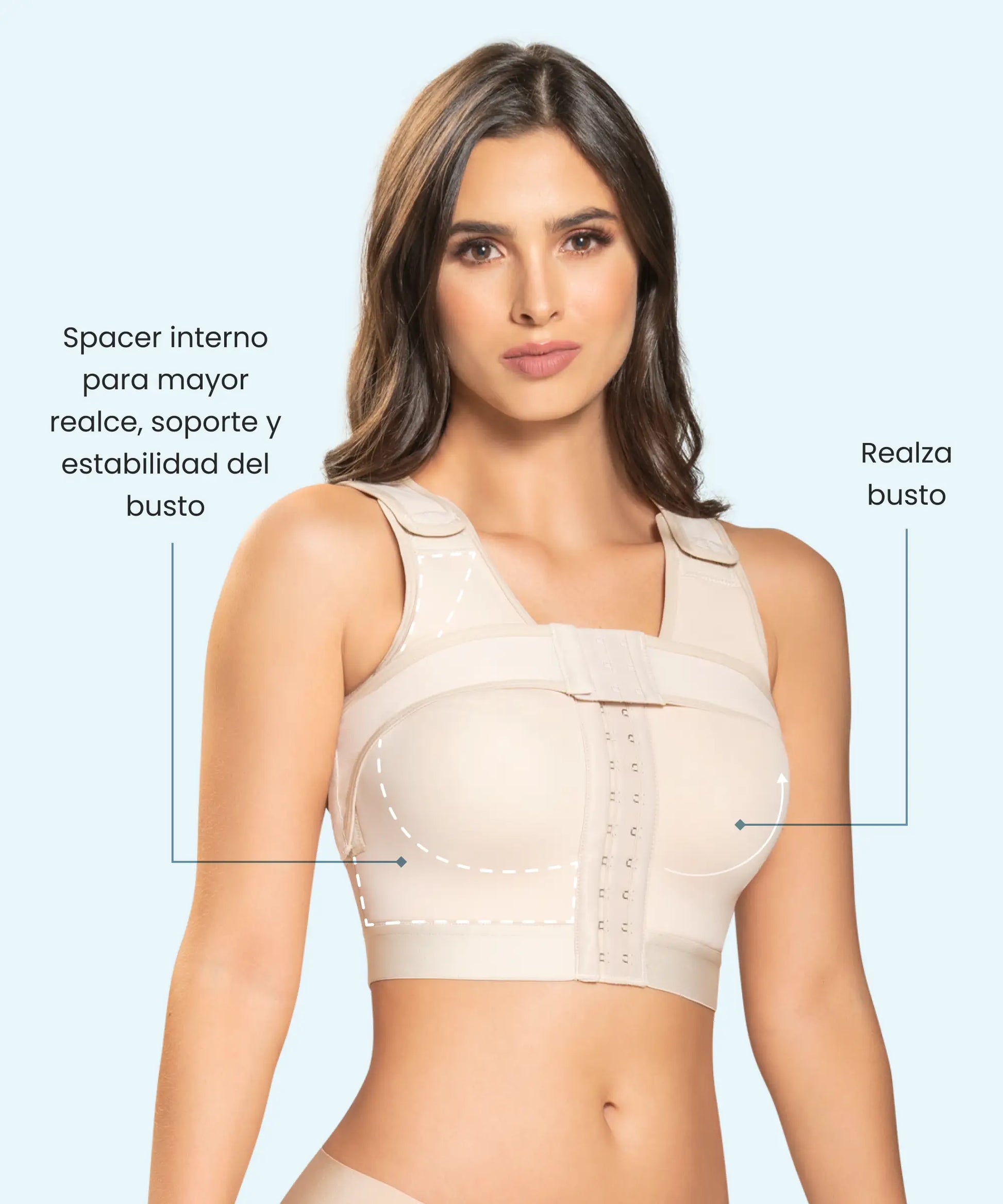 Brasier postquirurgico mamoplastia de reducción hotsell