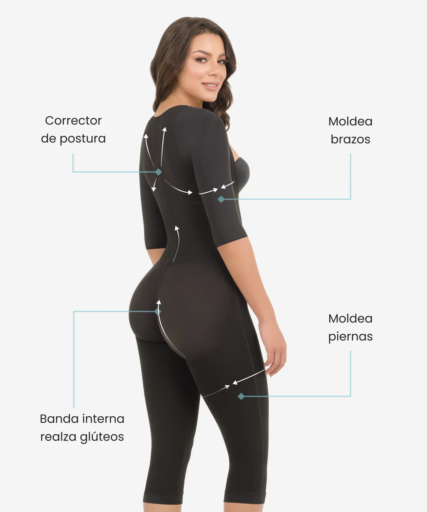 Faja Integral Compresión Ideal Postoperatoria  - Estilo 295