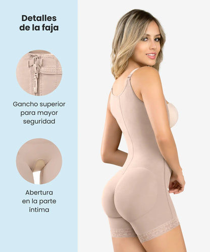 Faja Postoperatoria Tipo Short con Zipper Lateral - Estilo 435