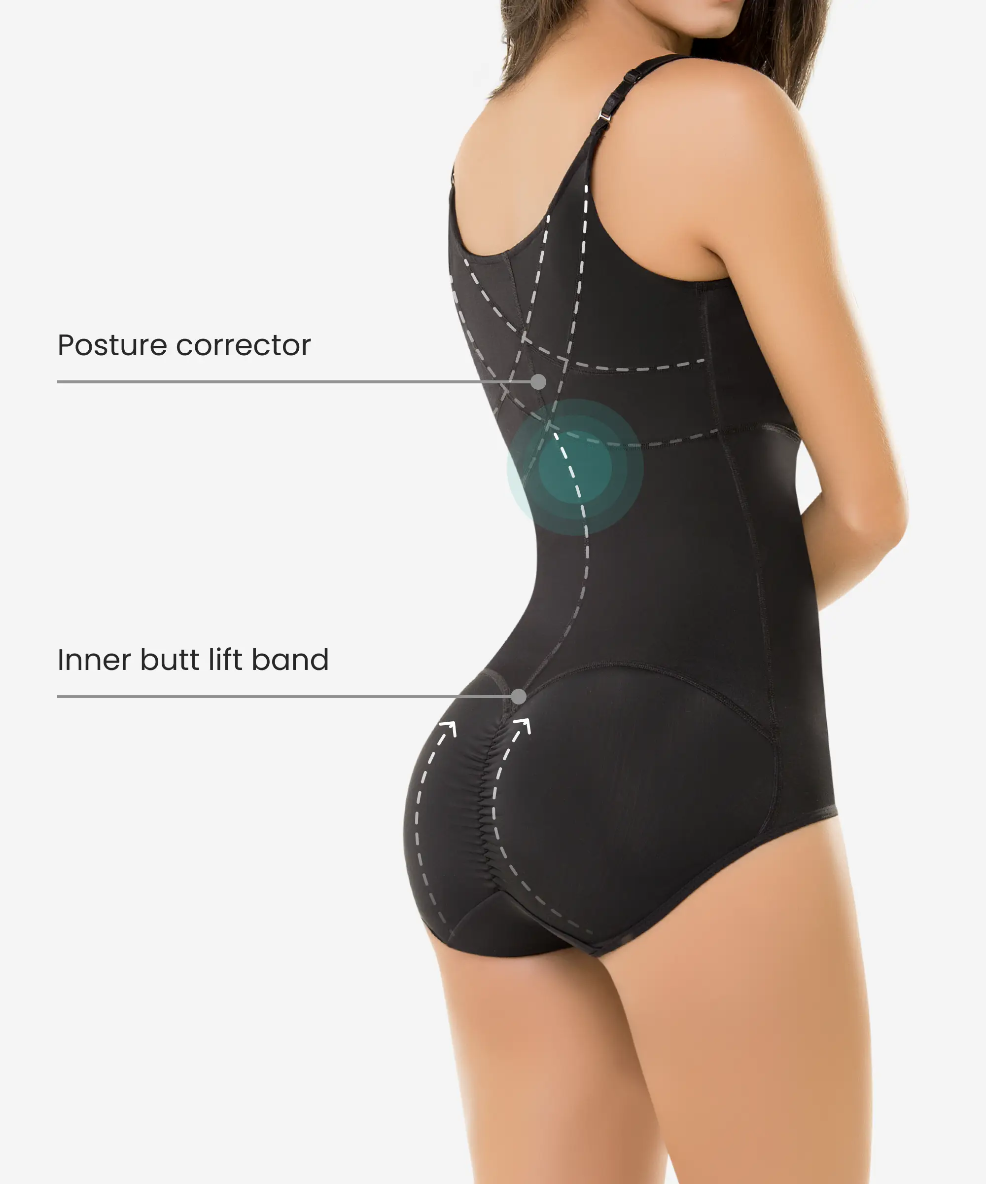 Body Moldeador con Control Firme de Abdomen Ultra Flex – Estilo 605 / 606 -CYSM Shapers- Ultra Flex.