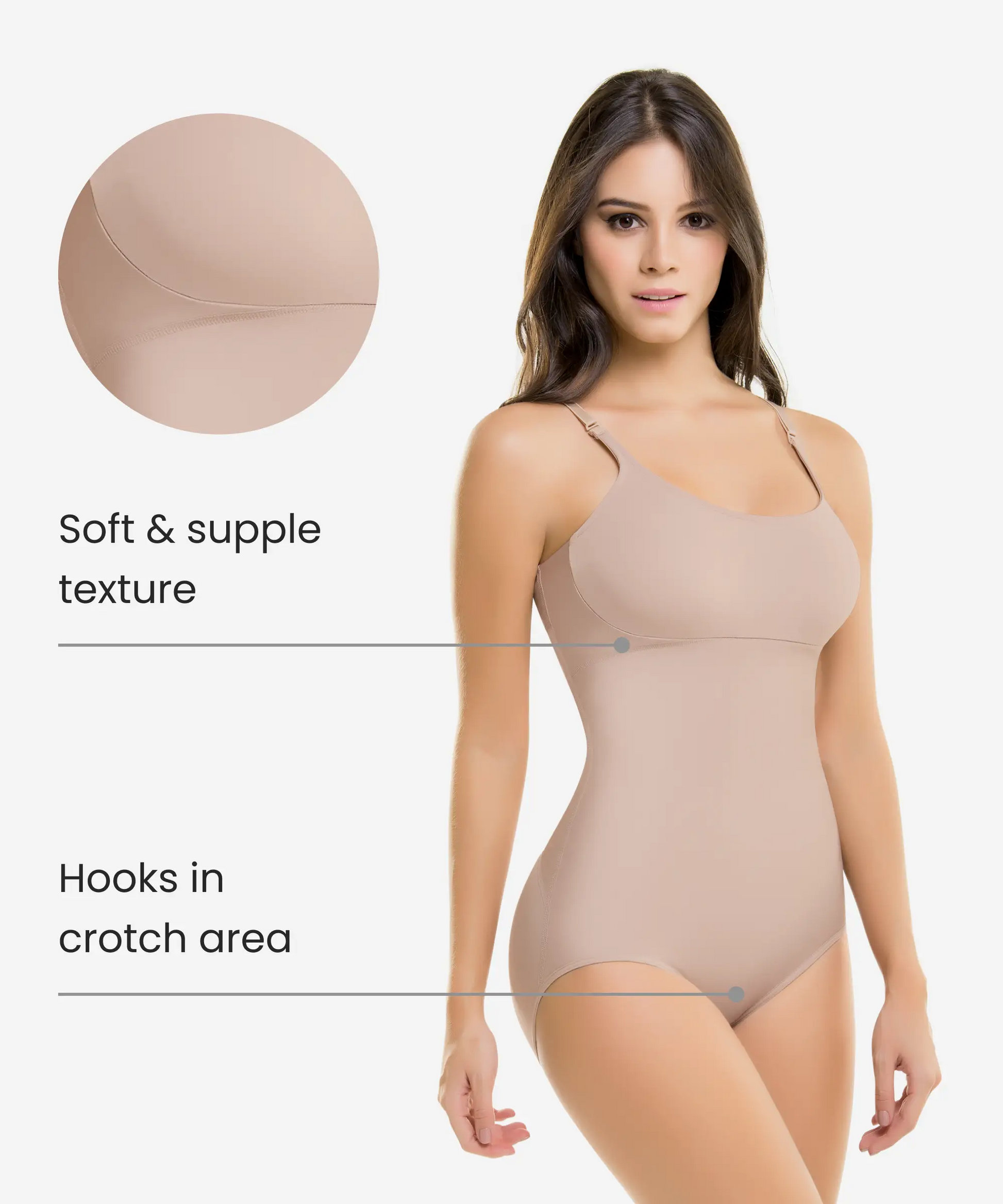 Body Moldeador con Control Firme de Abdomen Ultra Flex – Estilo 605 / 606 -CYSM Shapers- Ultra Flex.