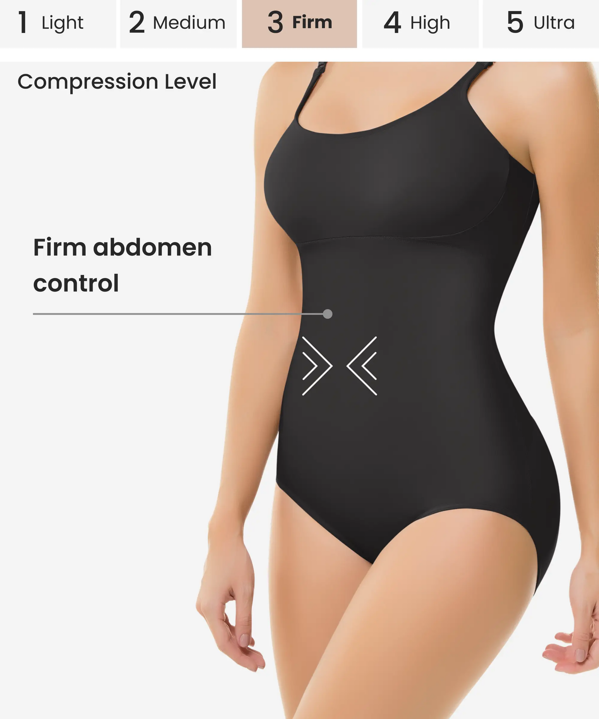 Body Moldeador con Control Firme de Abdomen Ultra Flex – Estilo 605 / 606 -CYSM Shapers- Ultra Flex.