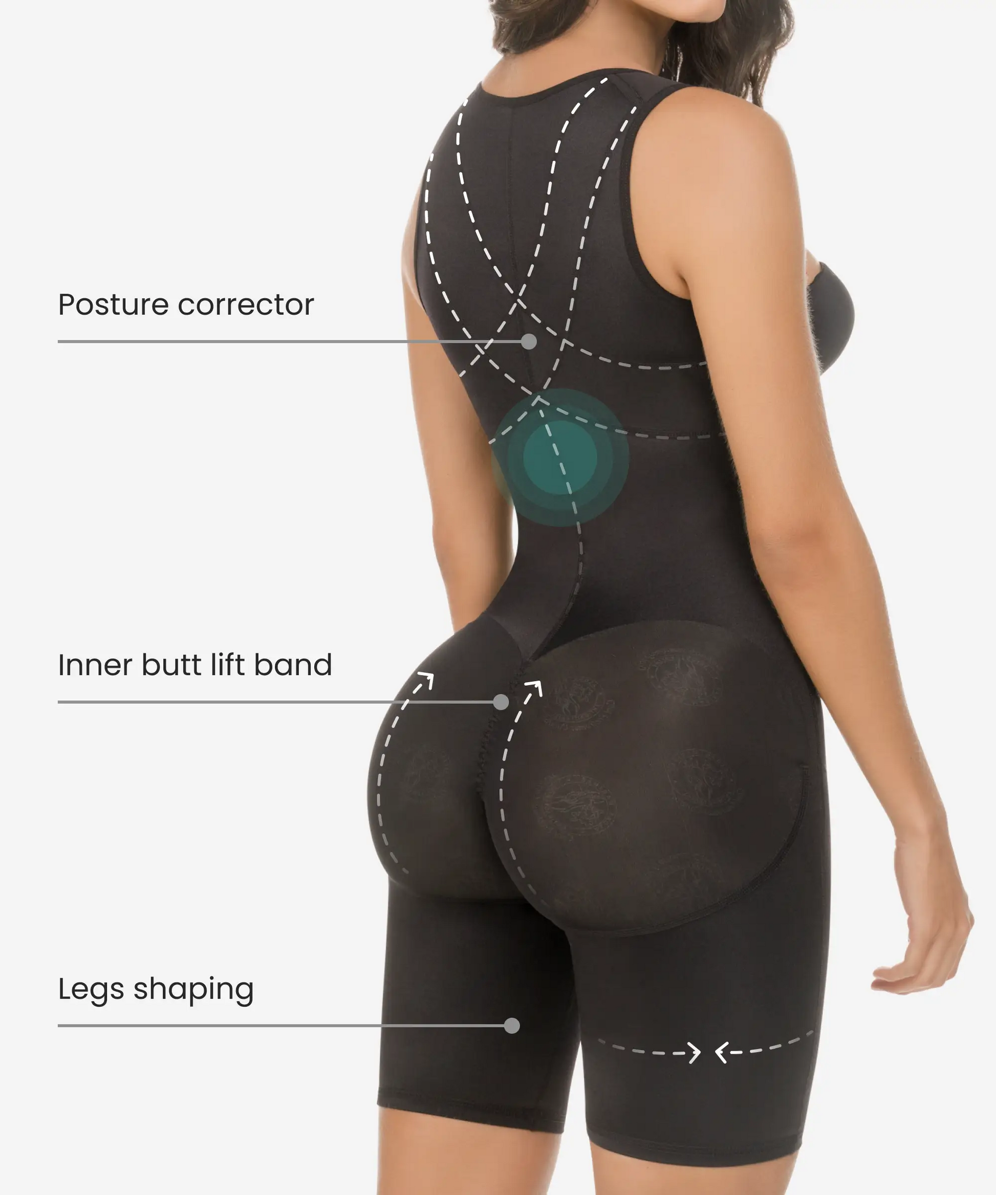 Body Moldeador con Soporte Extra Ultra Flex – Estilo 609 -CYSM Shapers- Ultra Flex.