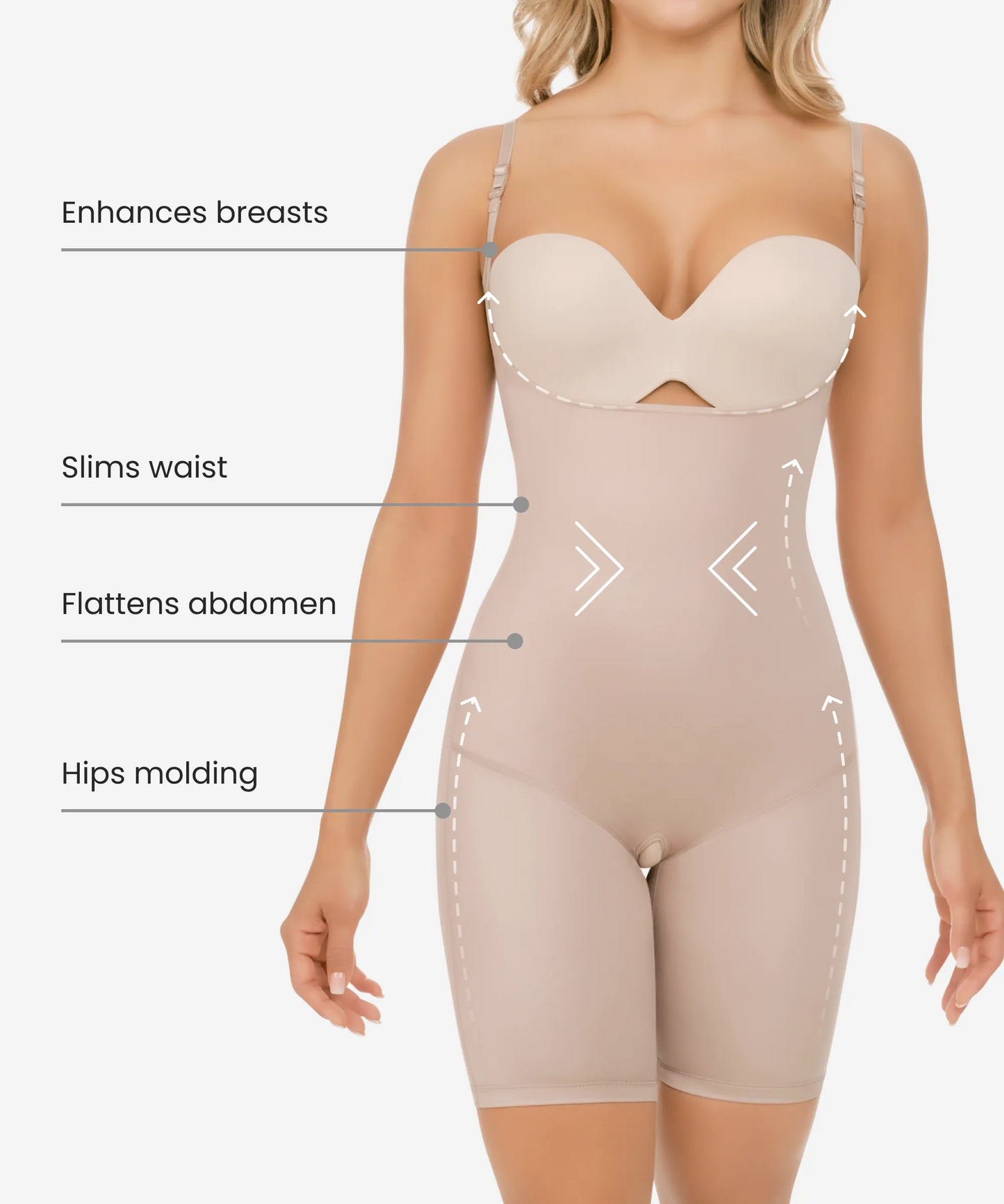 Body Moldeador Ultra Flex – Estilo 617 -CYSM Shapers- .