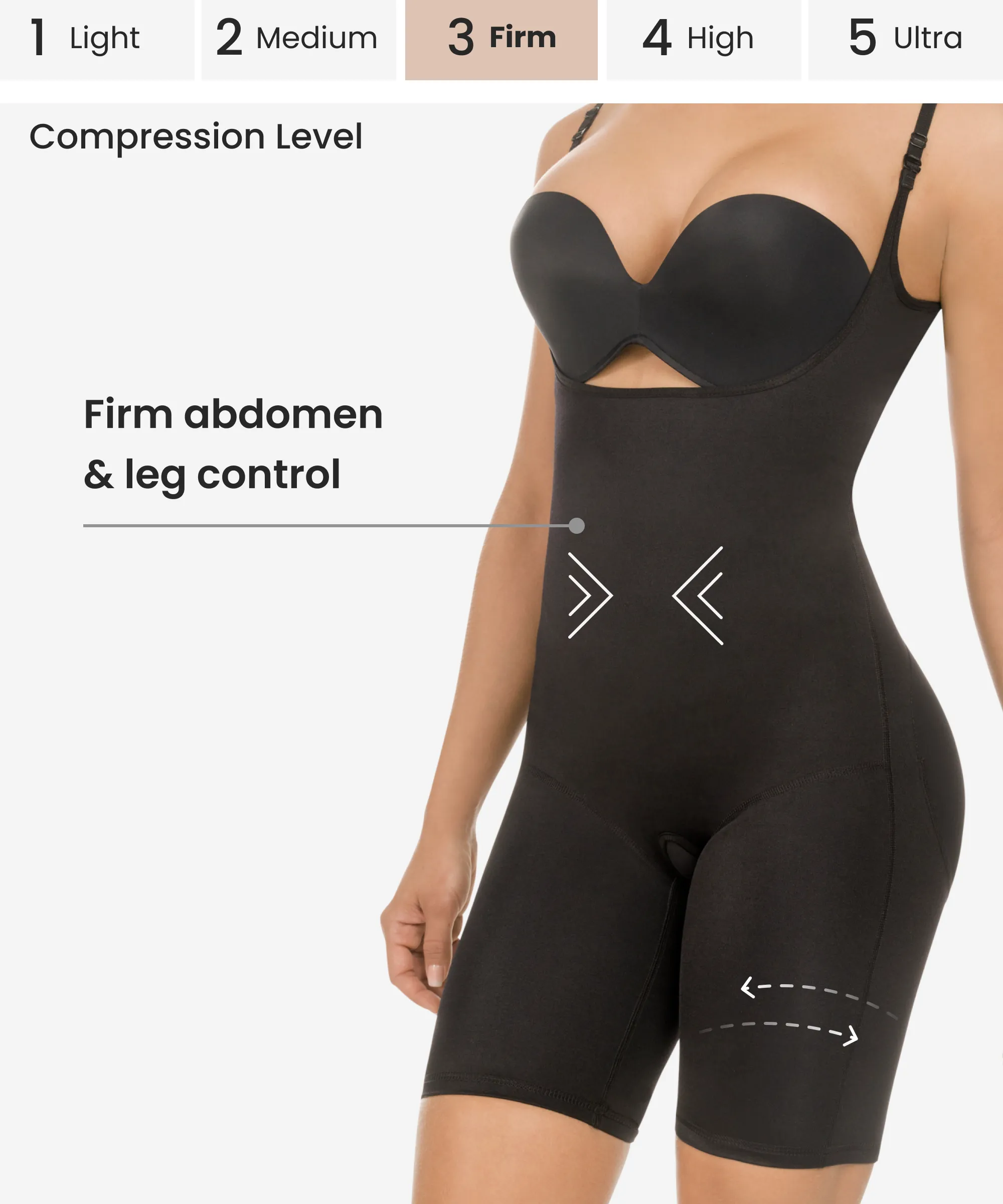 Body Moldeador Ultra Flex – Estilo 617 -CYSM Shapers- .